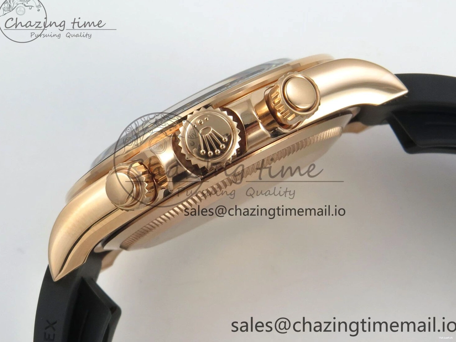 RG Oysterflex Edition 126515 VSF Daytona on 1:1 VS4131 (Weighted) Strap Dial Black V2 Best 0120